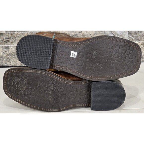 Smoky Mountain Girls Floralie Western Boots Brown Embroidered Square Toe 5.5 - Picture 7 of 15